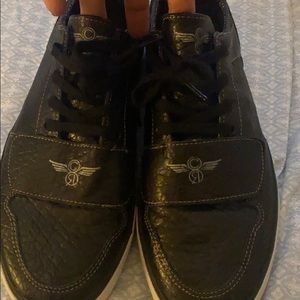 Creative rec leather shoes